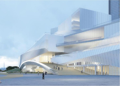 廣東美術館、廣東非物質文化遺產展示中心、廣東文學館“三館合一”（